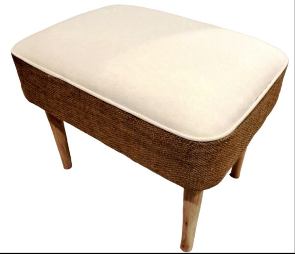 Banqueta Nórdica Rectangular 50x35x40 cm - Image 4